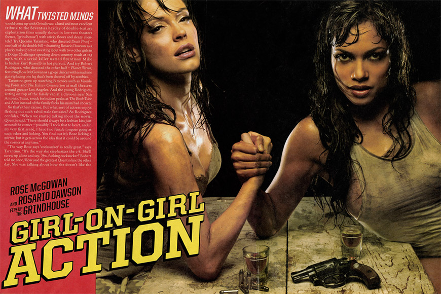 Rose McGowan &amp; Rosario Dawson